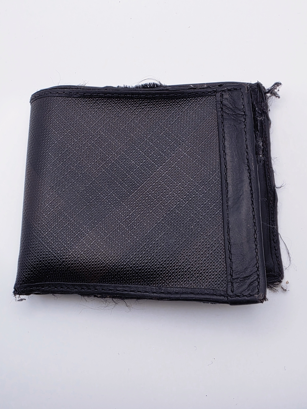 Burberry Black Men's Leather Bifold Card & Key Holder